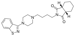 <span class="mw-page-title-main">Perospirone</span> Atypical antipsychotic medication