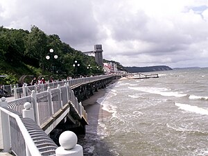 Svetlogorskas jūras krasta promenāde