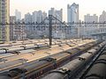 Image 35A coach yard in Shanghai, China (from Rail yard)