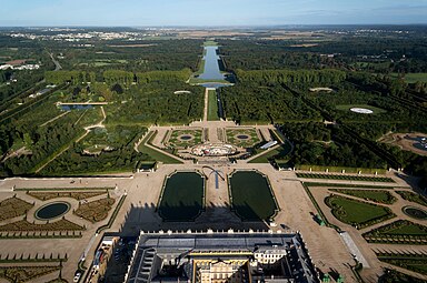 Gardens of Versailles, by André Le Nôtre, begun in 1661[154]