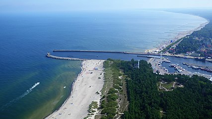 Ustka, beach