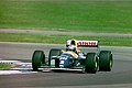 1993: Alain Prost in Silverstone. Er beendet die Saison und seine Karriere als Weltmeister