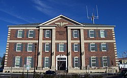 The Amityville Village Hall in December 2009.