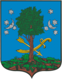 Березна — за описом герб є промовистим, але на зображенні явно не береза