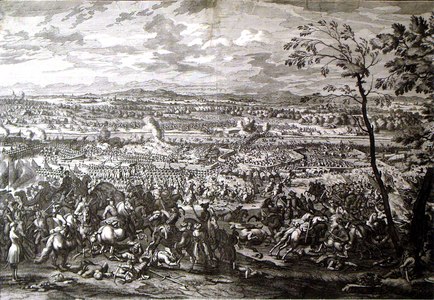 Depiction of the Battle of Senta 1697 by Jan van Huchtenburgh c. 1725