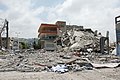 Image 22A building in Ghazieh, near Sidon, bombed by the Israeli Air Force (IAF), 20 July 2006 (from History of Lebanon)