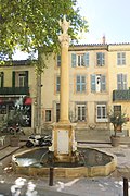 La fontaine du pélican .