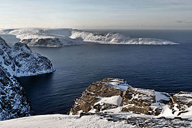 Knivskjellodden, point le plus au nord d'Europe.