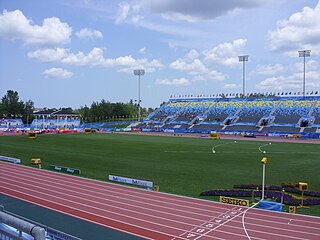 <span class="mw-page-title-main">Croix-Bleue Medavie Stadium</span> University track and field stadium in Moncton, New Brunswick, Canada