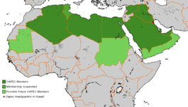 Map of OAPEC Members and their status