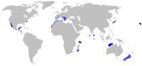 Distribución da especie.