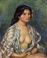 Η Gabrielle με ανοιχτή μπλούζα, 1908, ιδιωτική συλλογή