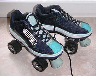 Roller skates Shoe or overshoe with wheels