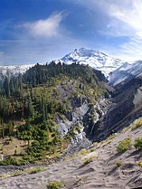 Sandy River head waters, from the Reid glacier