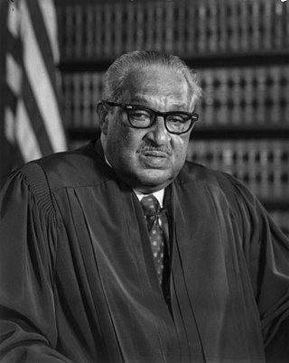 <span class="mw-page-title-main">Thurgood Marshall</span> US Supreme Court justice from 1967 to 1991