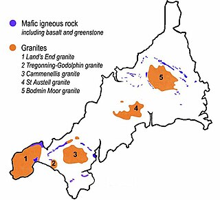 Bodmin Moor granite moorland in northeastern Cornwall, England