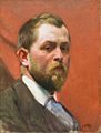 Q1252045 zelfportret door Edward Henry Potthast geboren op 10 juni 1857 overleden op 9 maart 1927