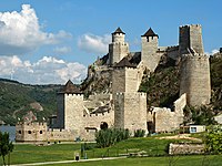 Golubac Fortress in Đerdap National park, Serbia