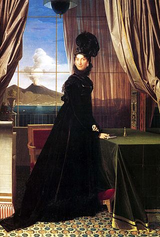 <i>Portrait of Caroline Murat, Queen of Naples</i> Painting by Jean-Auguste-Dominique Ingres