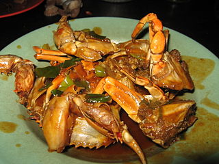 <span class="mw-page-title-main">Crab in Padang sauce</span> Indonesian crab dish