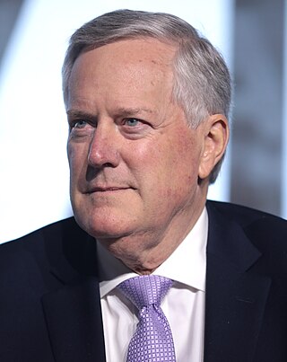 <span class="mw-page-title-main">Mark Meadows</span> American politician (born 1959)