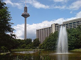 Hoofdkwartier van de Deutsche Bundesbank in Frankfurt