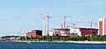 Image 19Olkiluoto 3 under construction in 2009. It was the first EPR, a modernized PWR design, to start construction. (from Nuclear power)