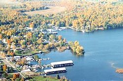 Aerial view of Portland