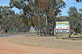 English: Sign advertising the hotel (pub) in Premer, New South Wales