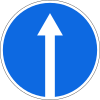 Proceed straight