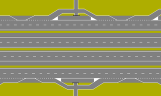 <span class="mw-page-title-main">Local–express lanes</span> Arrangement of carriageways within a major highway