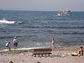 En la playa de Sozopol