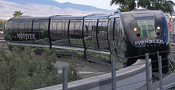 Vegas monorail 2007 with advertisement of "Monster energy" drink (cropped).jpg