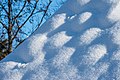 English: Snow on top of the roof Deutsch: Schnee auf dem Dach