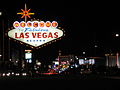 Welcome to Fabulous Las Vegas zīme naktī