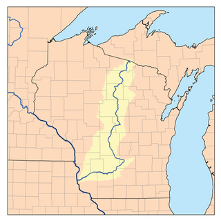 <span class="mw-page-title-main">Wisconsin River</span> Major river in Wisconsin, United States