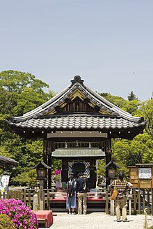 Honden of the Zennyo Ryuo shrine, inside a Shingon temple in Kyoto Shen Quan Yuan , Jing Du .jpg