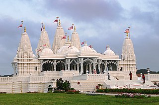 <span class="mw-page-title-main">BAPS Shri Swaminarayan Mandir Houston</span> Hindu temple in Texas, United States