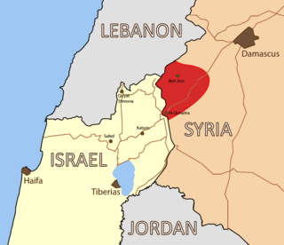 <span class="mw-page-title-main">Bashan salient</span> Territory in Syria