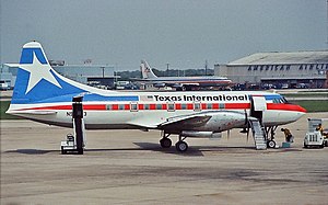 Texas International Airlines Convair CV-600, 1973