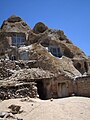 Grotwoningen in Kandovan in Iran