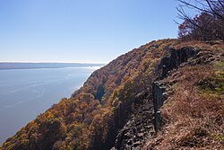 The Hudson River looking southward from Hook Mountain State Park