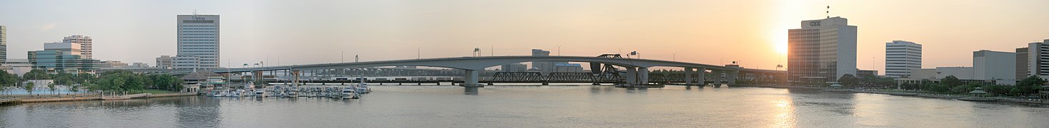 Acosta Bridge and FEC Strauss Trunnion Bascule Bridge