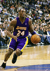 Kobe Bryant has been selected to the All-NBA team 15 times. Kobe Bryant Drives2.jpg