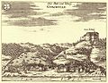 Valvasor's engraving of Krško, 1689