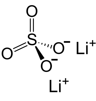 <span class="mw-page-title-main">Lithium sulfate</span> Chemical compound