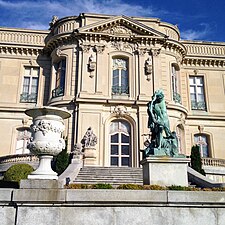 Garden front of The Elms.