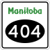 Provincial Route 404 marker