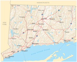 Connecticut – Mappa