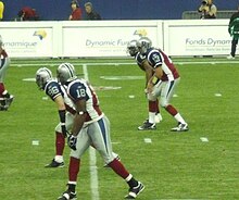 Anthony Calvillo (13) in the 96th Grey Cup. Montreal Grey Cup.jpg